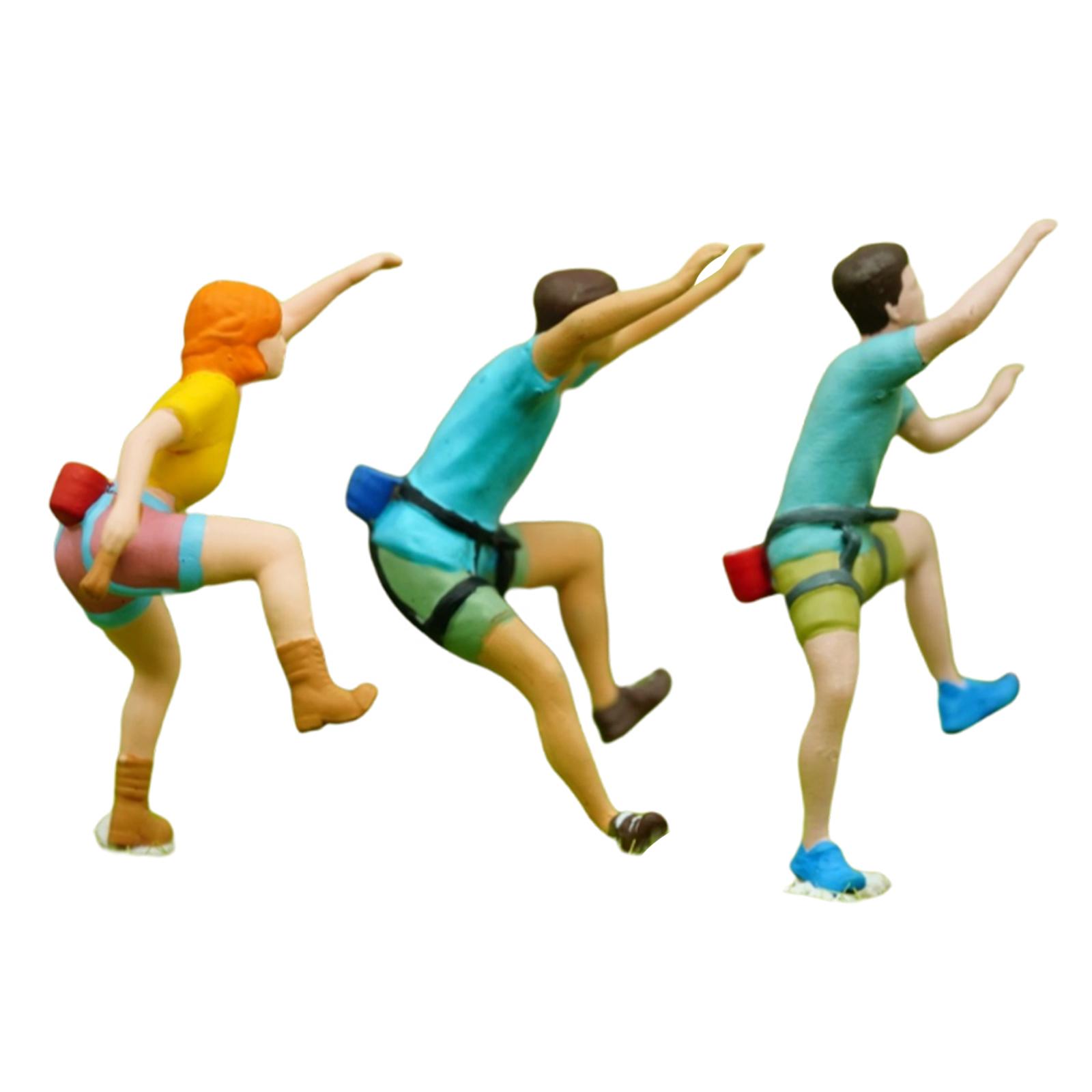 Miniature Rock Climbing Figures