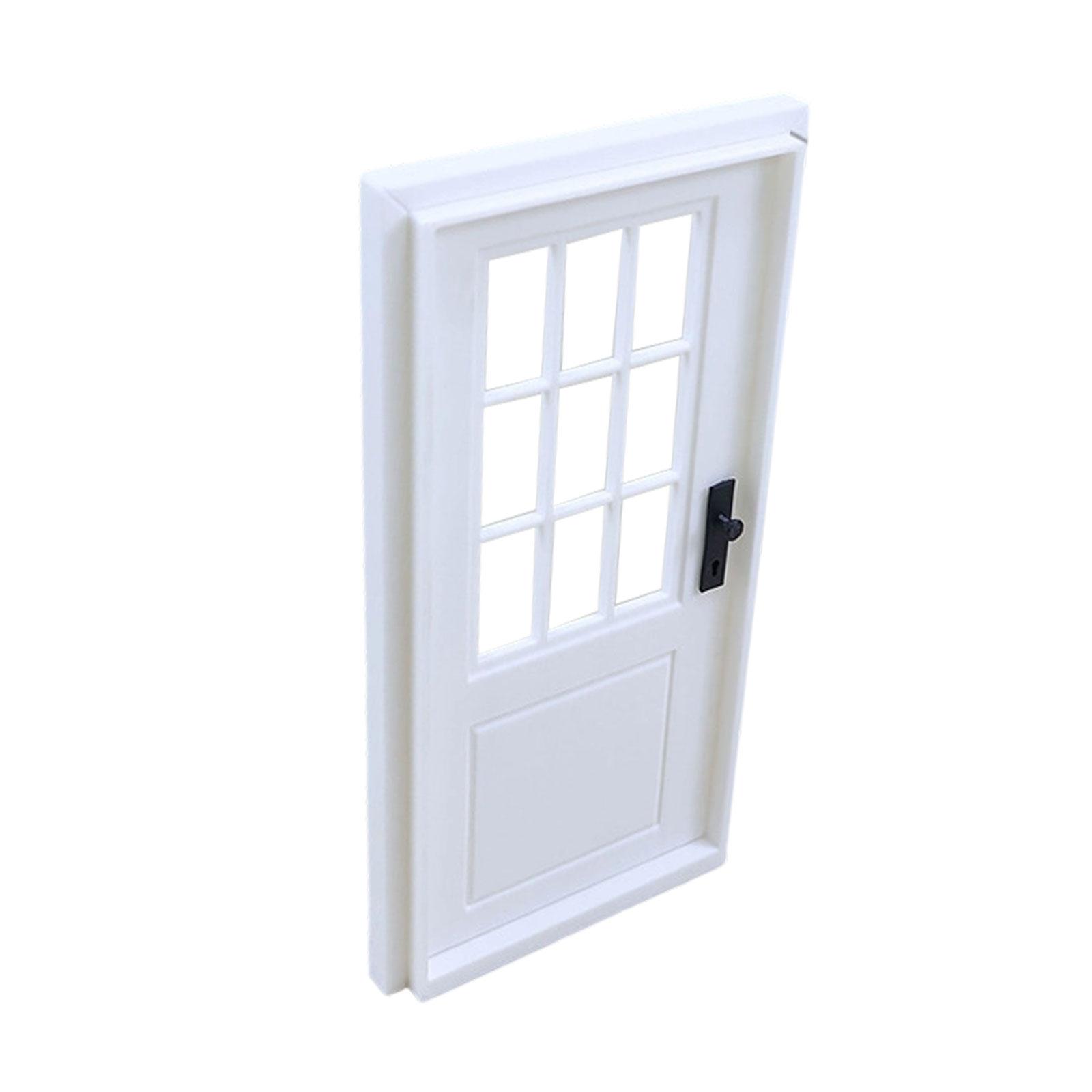 Dollhouse Door Decor White