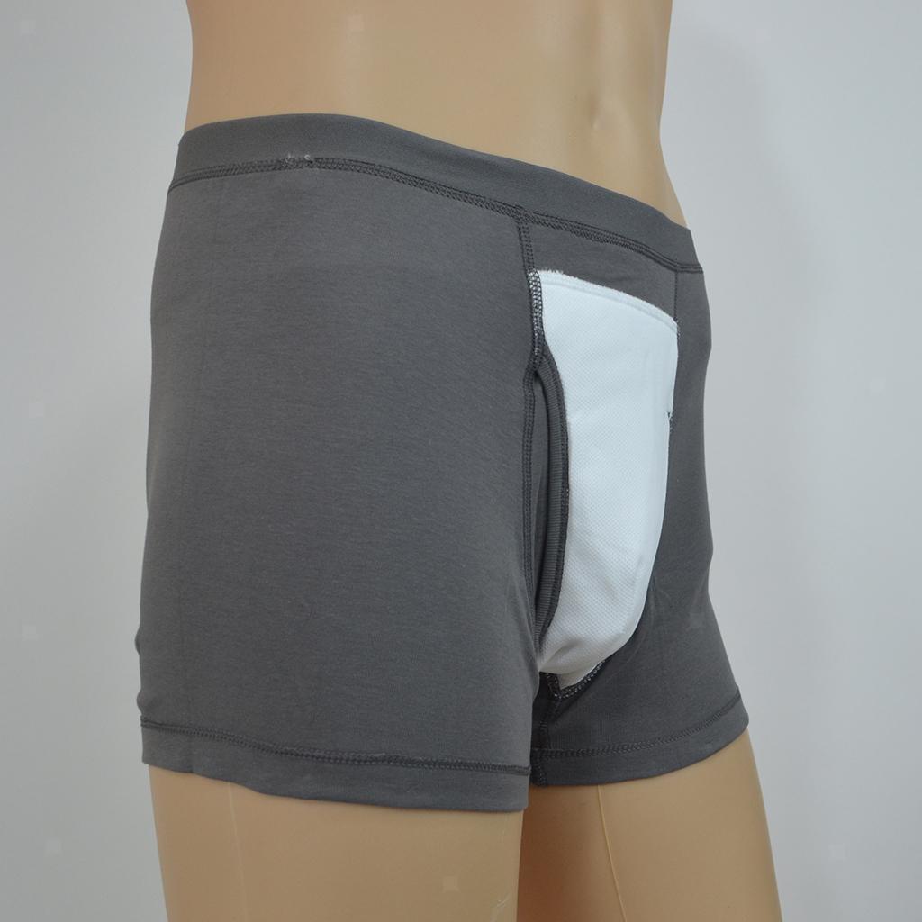 Comfortable Men's Incontinence Underwear Reusable Nursing Pants | eBay