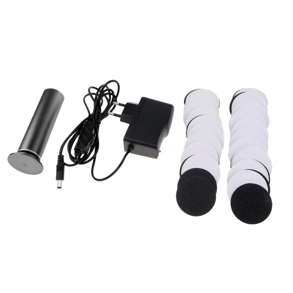 Electric Callus Remover Tool Adjustable & Replacement Sandpaper Disk EU Plug