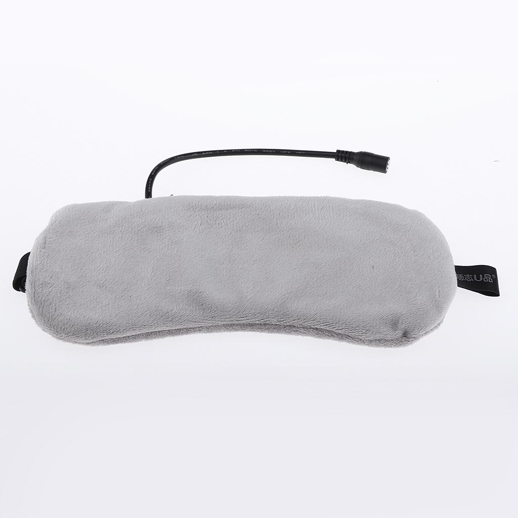 3D Sleep Eye Mask Travel Relax Sleeping Blindfold Gray Cassia Seed Sachet