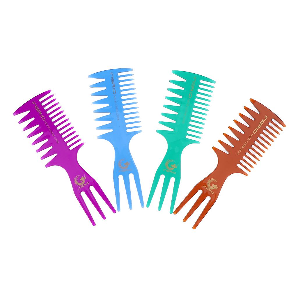 3 in 1 Anti-static Durable Hairbrush Changeful Hair Detangling Combs Blue