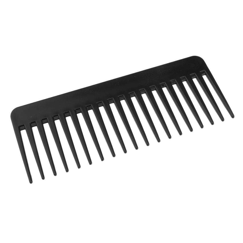 6.1'' Anti-static Large Tooth Detangling Comb Wide Teeth Barber Hair ...