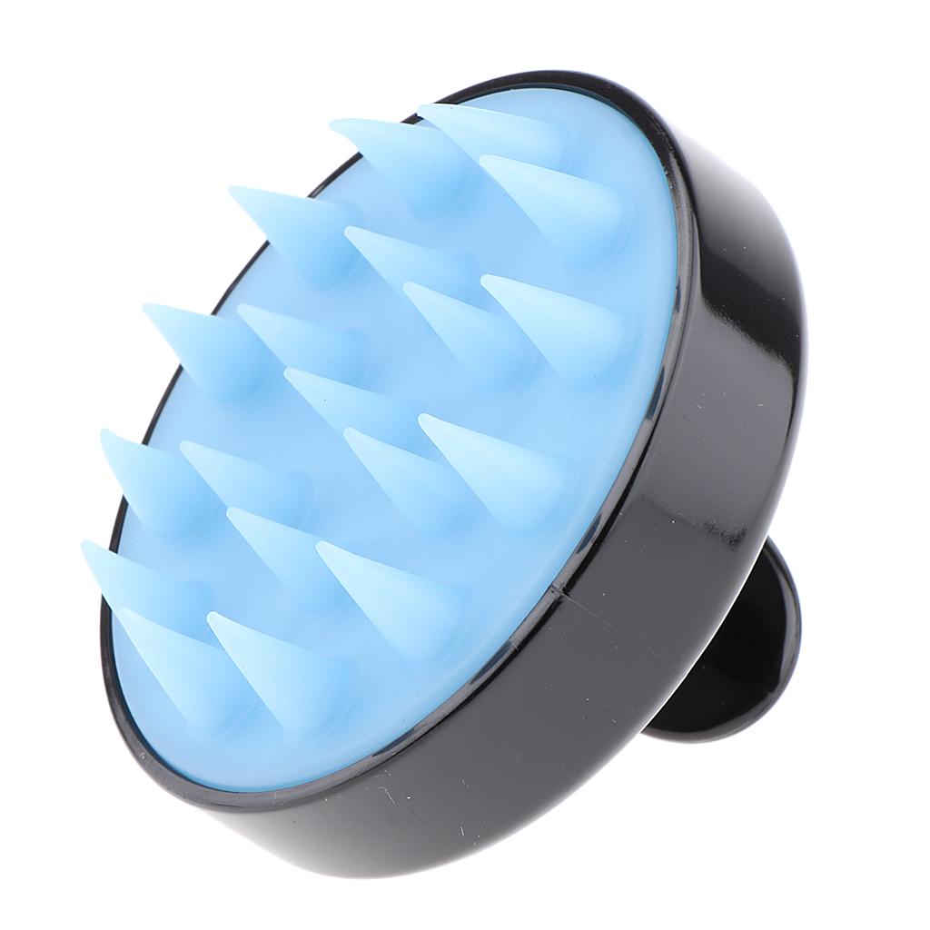 Silicone Shower Shampoo Body Wash Dandruff Brush Hair Scalp Massager 3pcs