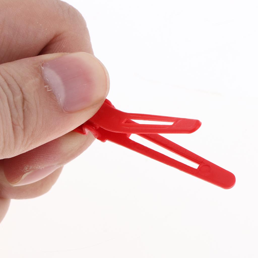 50Pcs Duckbill Hair Sectioning Clips Hairdressing Styling Clamps Barrettes