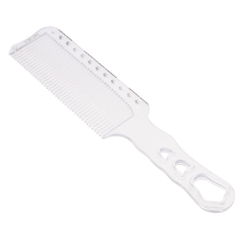 Plastic Flattop Hair Cutting Comb Barbers Hairdresser Clipper Comb Detangler