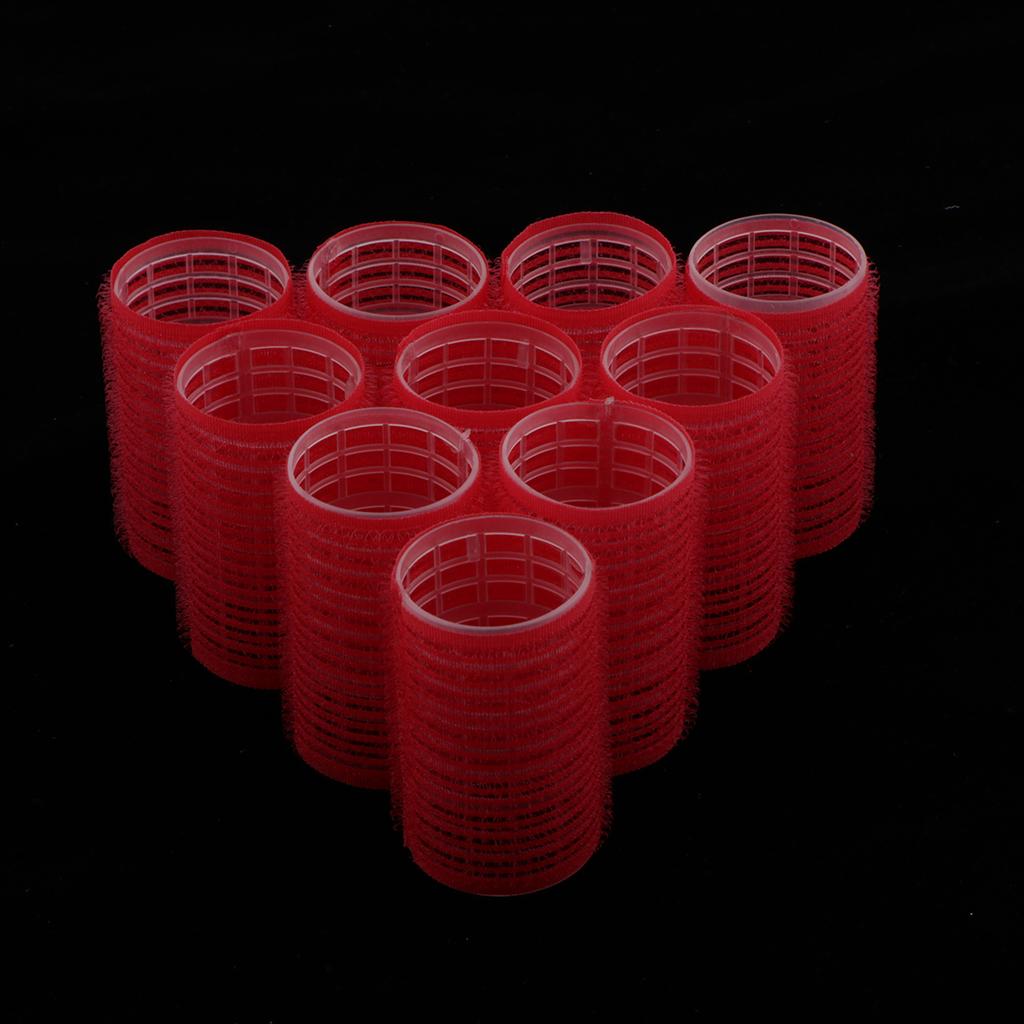 30x Self Grip Hair Rollers Curling Curls Waves Cling Stick Styling Tool