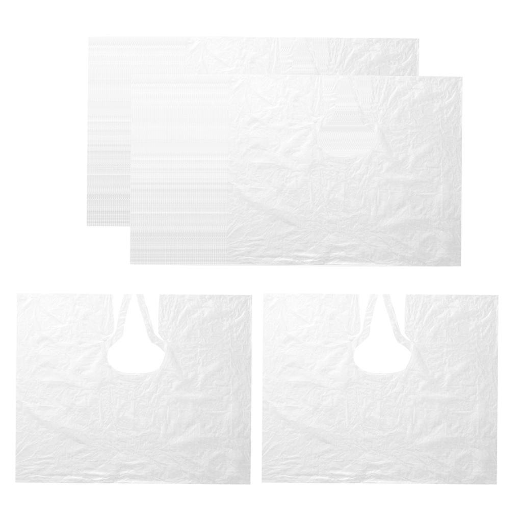 150x Disposable Hair Cutting Cape Gown Unisex Protect Barber Capes 