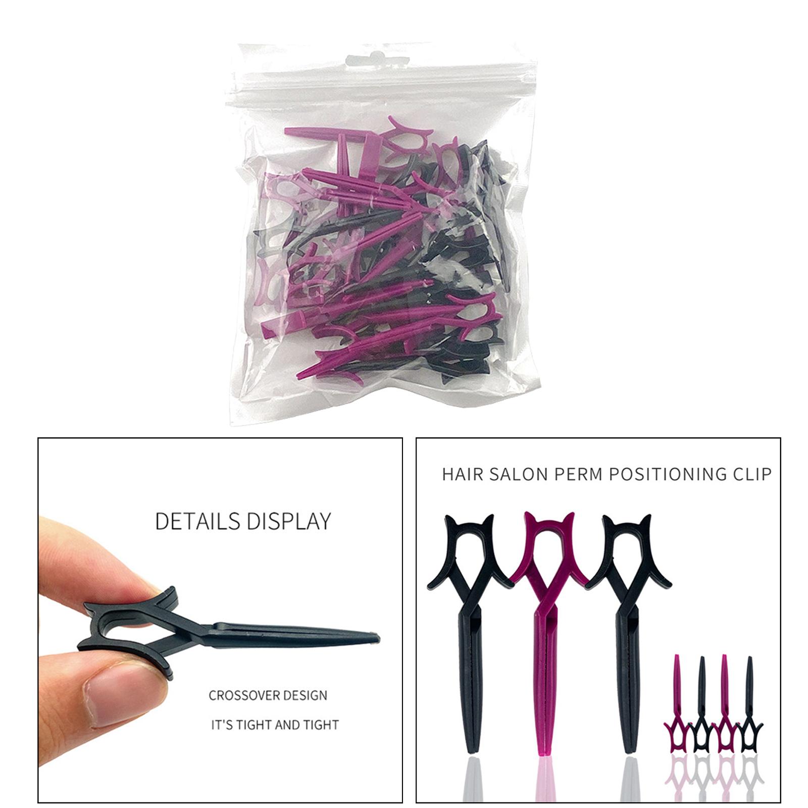 40Pcs Makeup Positioning Perm Clips Styling Curling Hair Clips Hairpin New