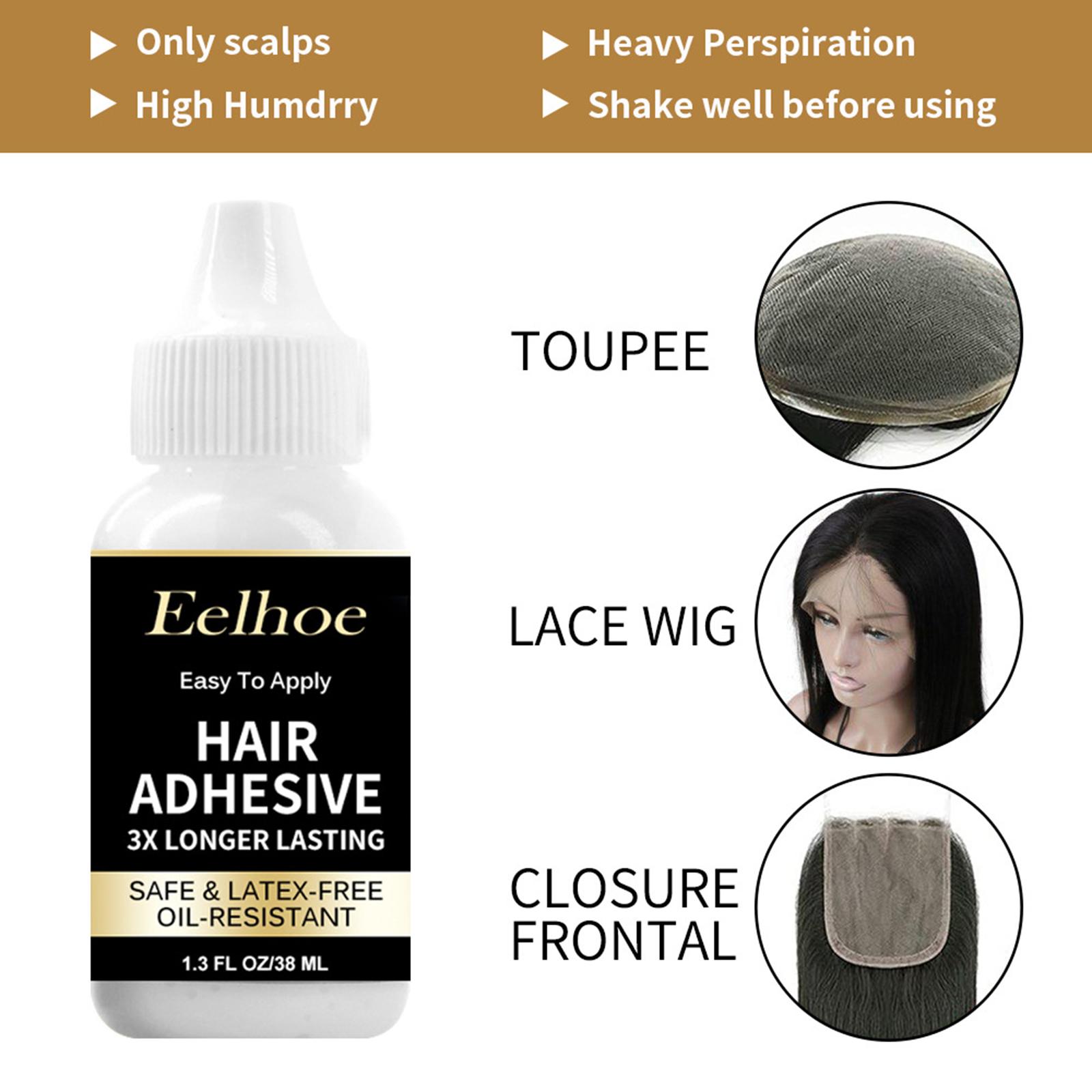 38ml Lace Mesh Front Wig Glue Hair Invisible Glue Weaving Hair Waterproof