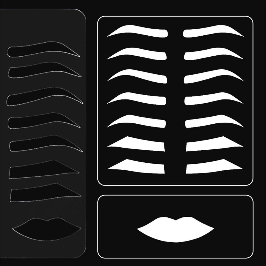 Eyebrow Grooming Stencil Card Ruler Tool for Makeup Beauty Accessories