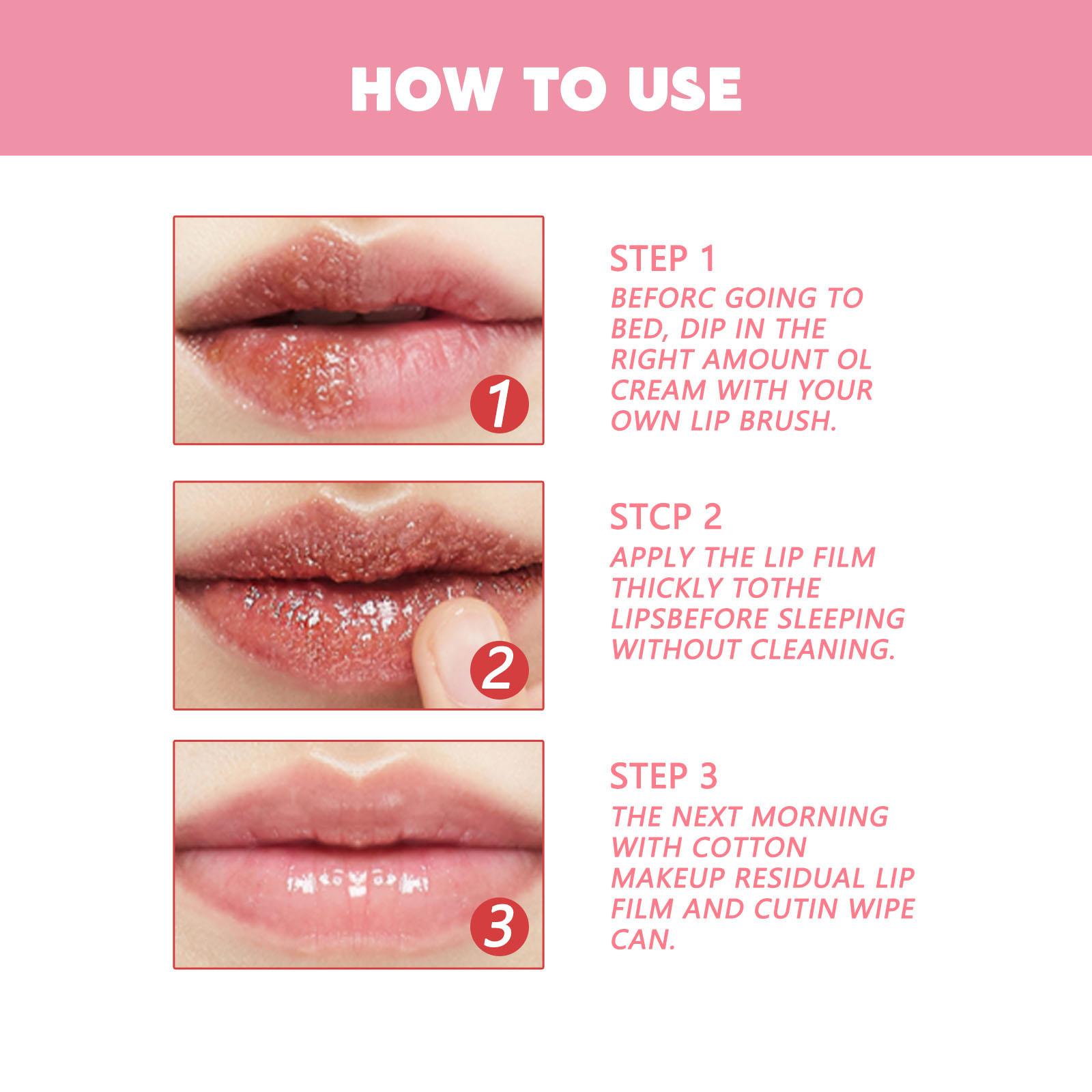 Lip Scrub Exfoliator for Dull Lip Lines Keratinized Cuticles