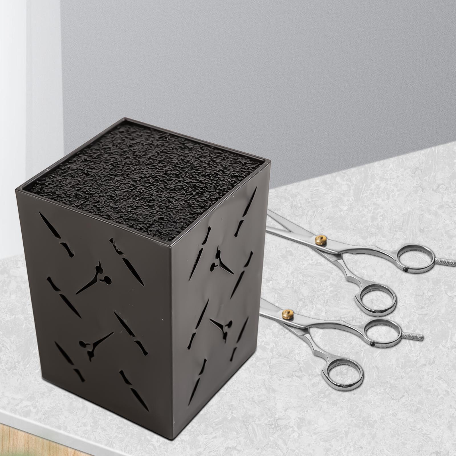 Hairdressing Scissors Holder Box Desktop Organizer Removable for Home Office