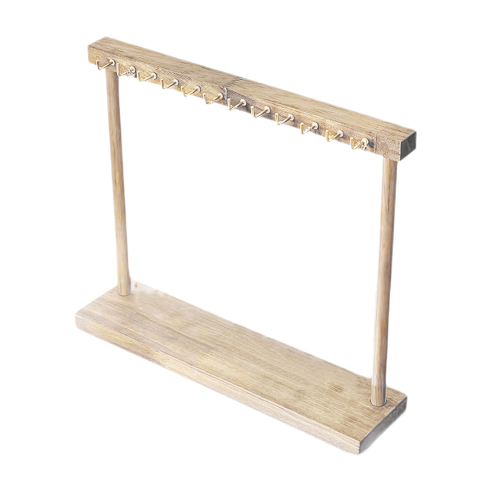 Wooden Jewelry Organizer White