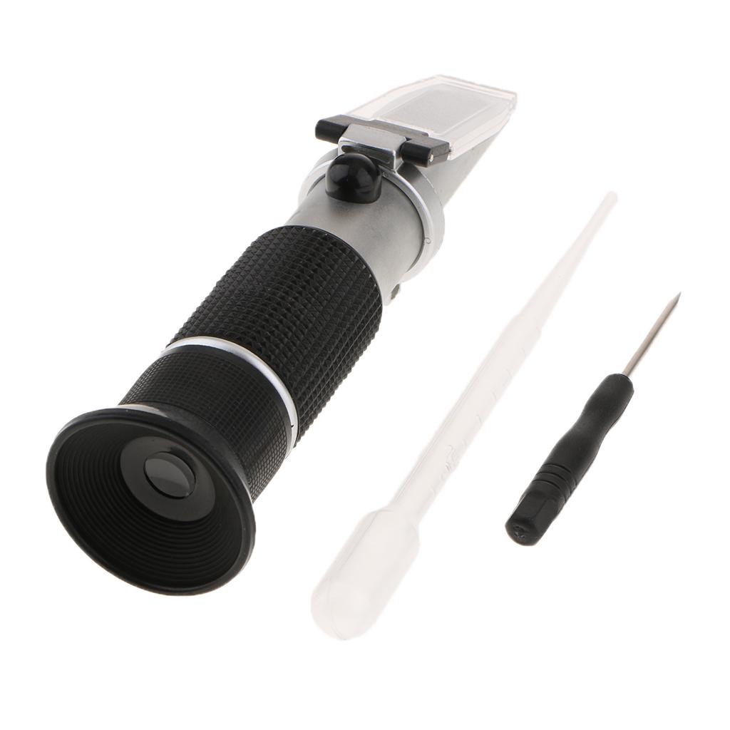 Refractometer Tester Tool Test Freezing Point Of Antifreeze + Brake Fluid