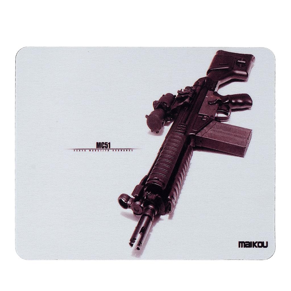Maikou Gaming Mouse Pad Computer Desk Mat 18*20cm  white 