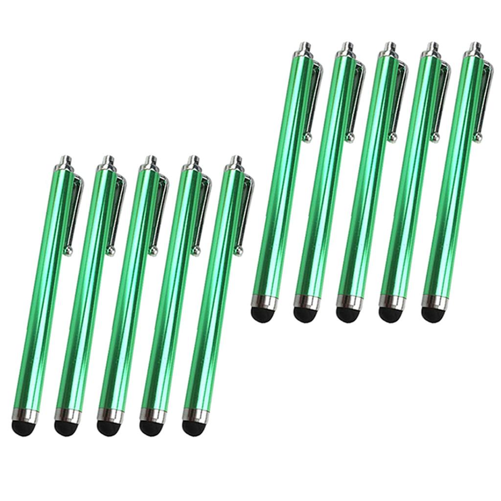 10x High-Sensitive Capacitive Screen Stylus Pen for IPHONE / IPAD Green