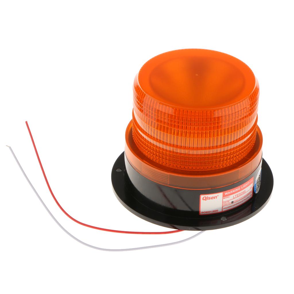 Security Alarm Strobe Signal Light DC 12V/24V Construction Vehicle