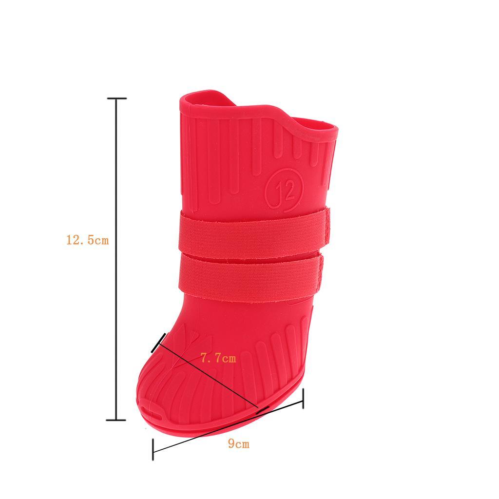 Hundeschuhe Wasserdicht Hunde Regenstiefel Schneeschuhe mit
