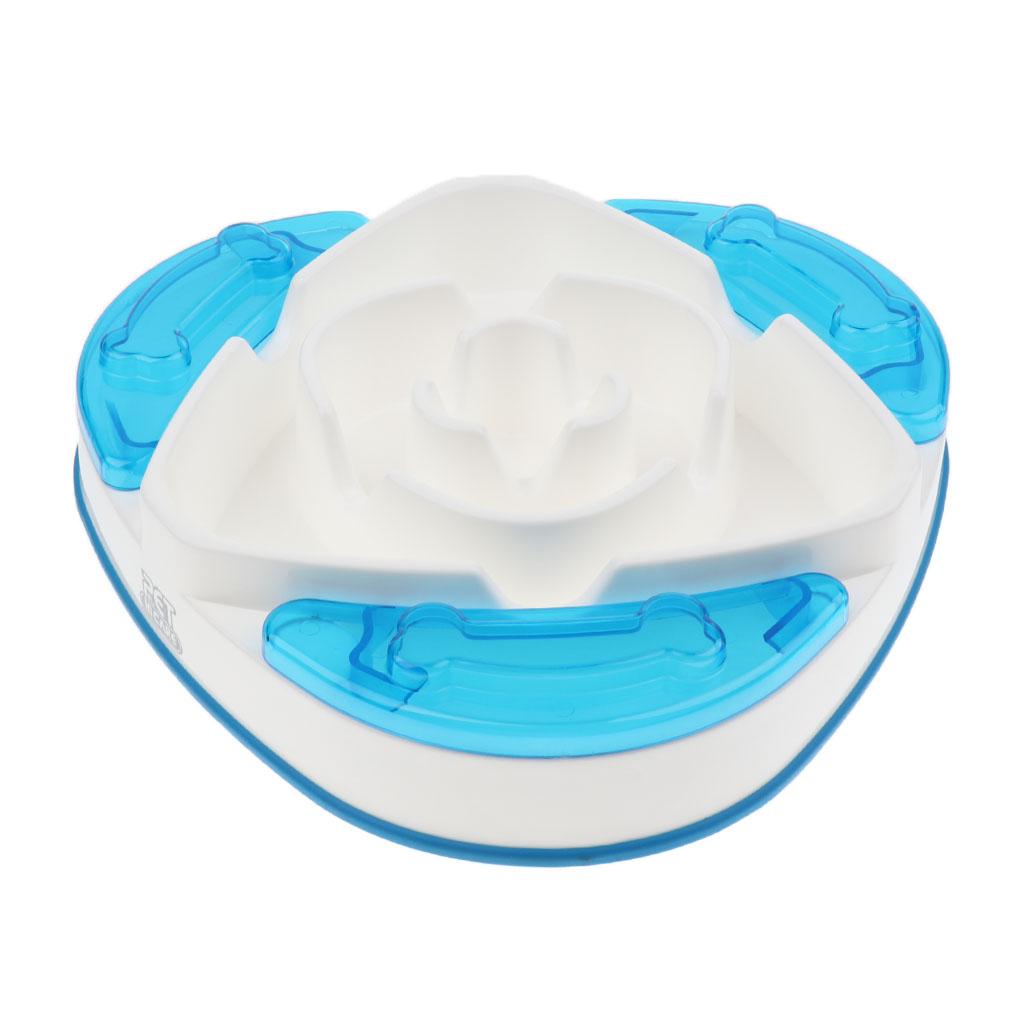 Pet Dog Cat Slow Feeder Bowl Interactive Feeding Anti-Choking Flower Shape