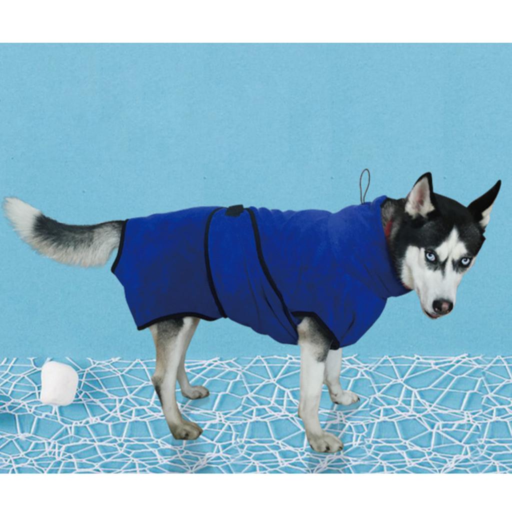 Pet Bath Supplies Soft Super Water Absorbent Bathrobe For Dog