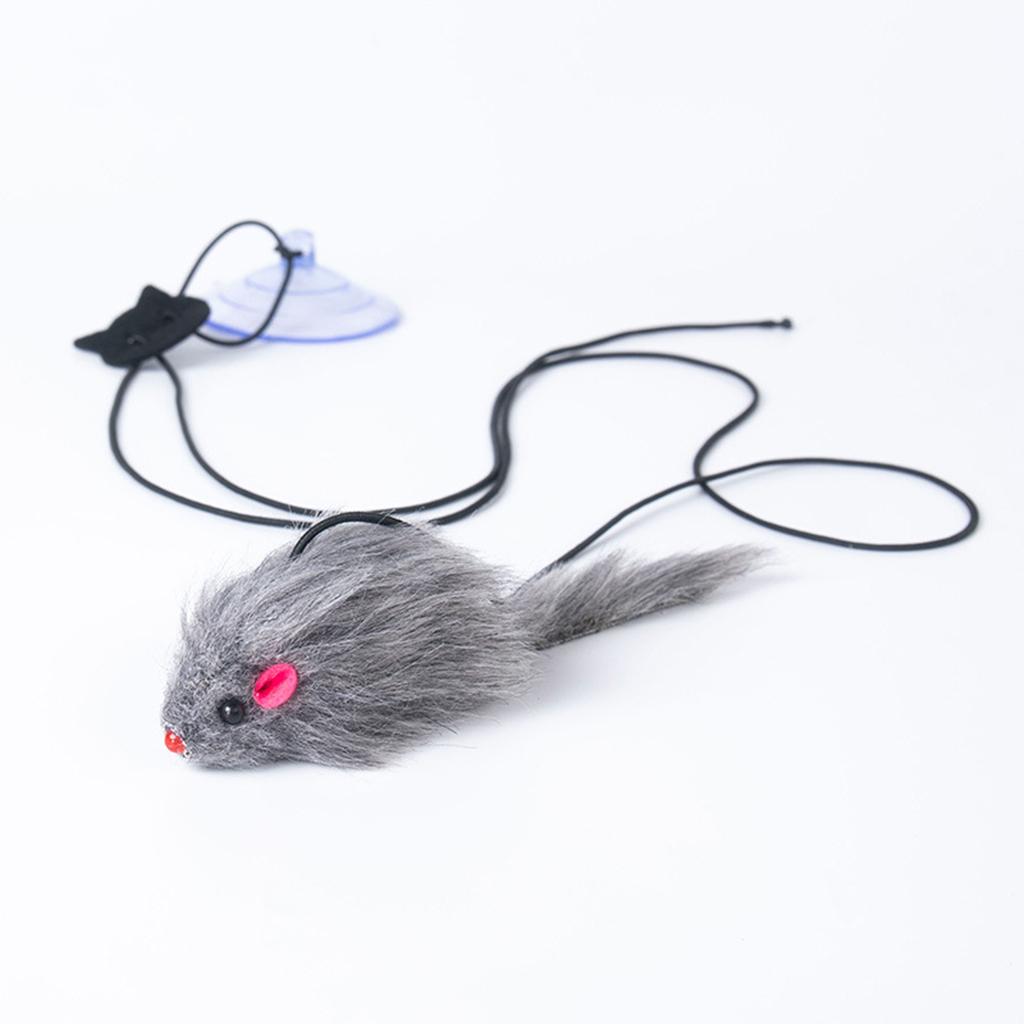 Cat Teaser Toy Interactive Hanging Mice Playing Training Catcher Cat Toys