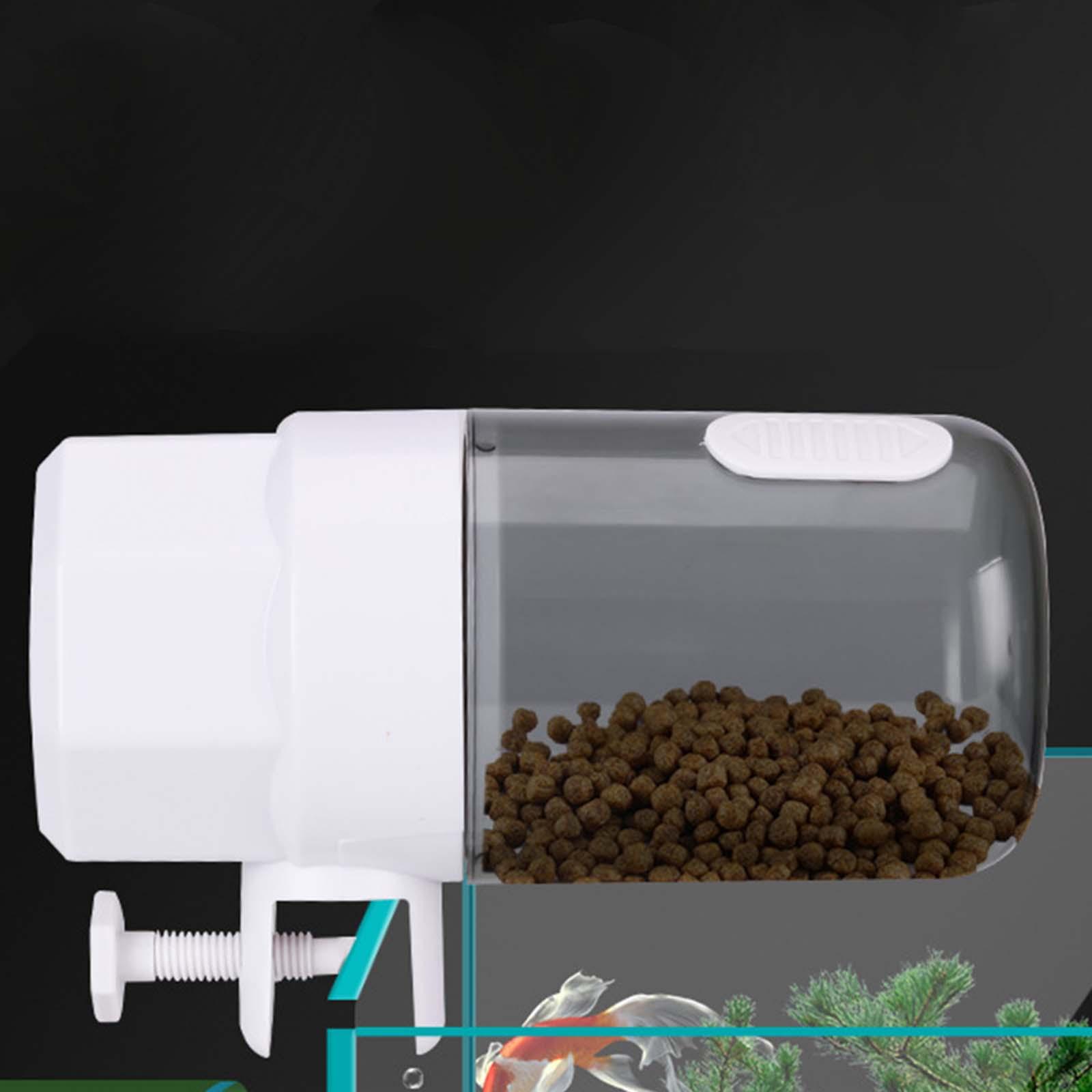 Large Capacity Auto Fish Feeder Pond Tank Feeder Turtle Goldfish Intelligent