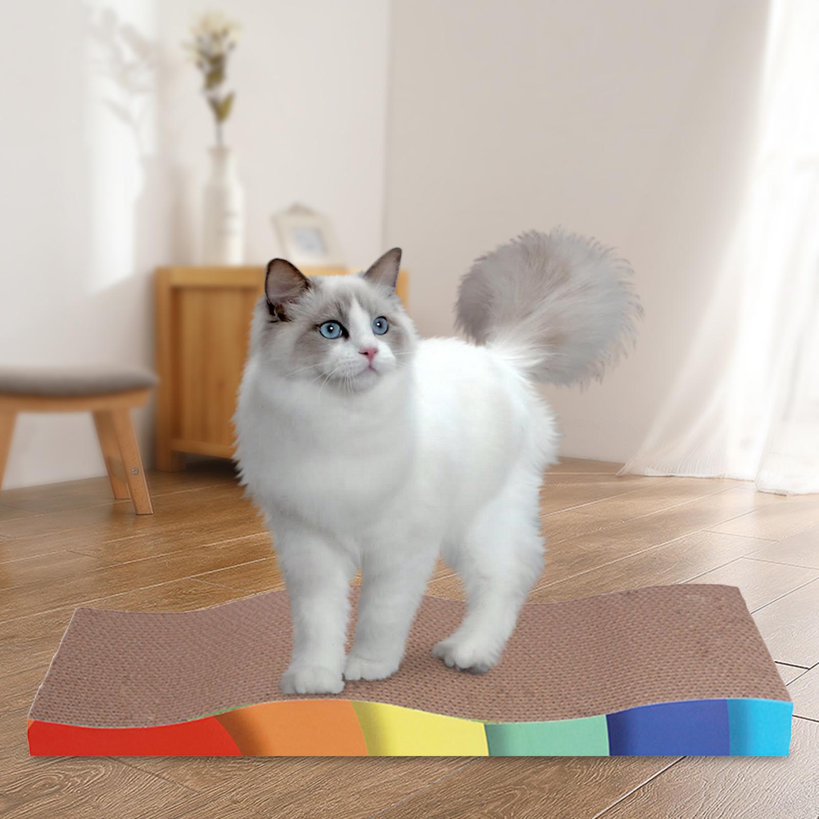 Scratching Board Cats Grinding Claw Durable for Sleeping Supplies Wavy Surface 