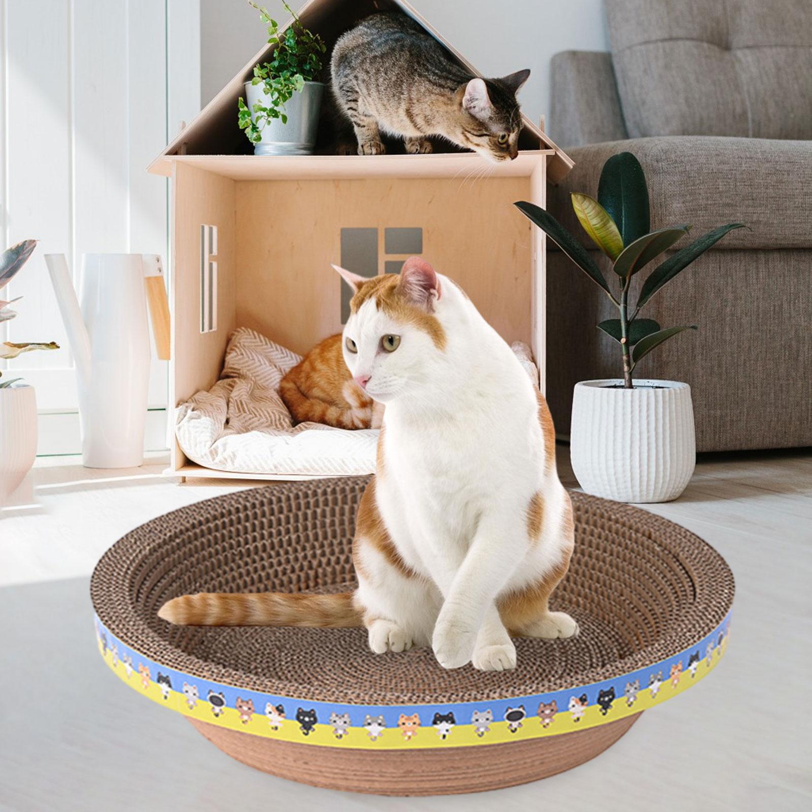Cat Scratcher Cardboards Cat Scratcher Mat Scratching Pad Cats Grinding Claw 50cm