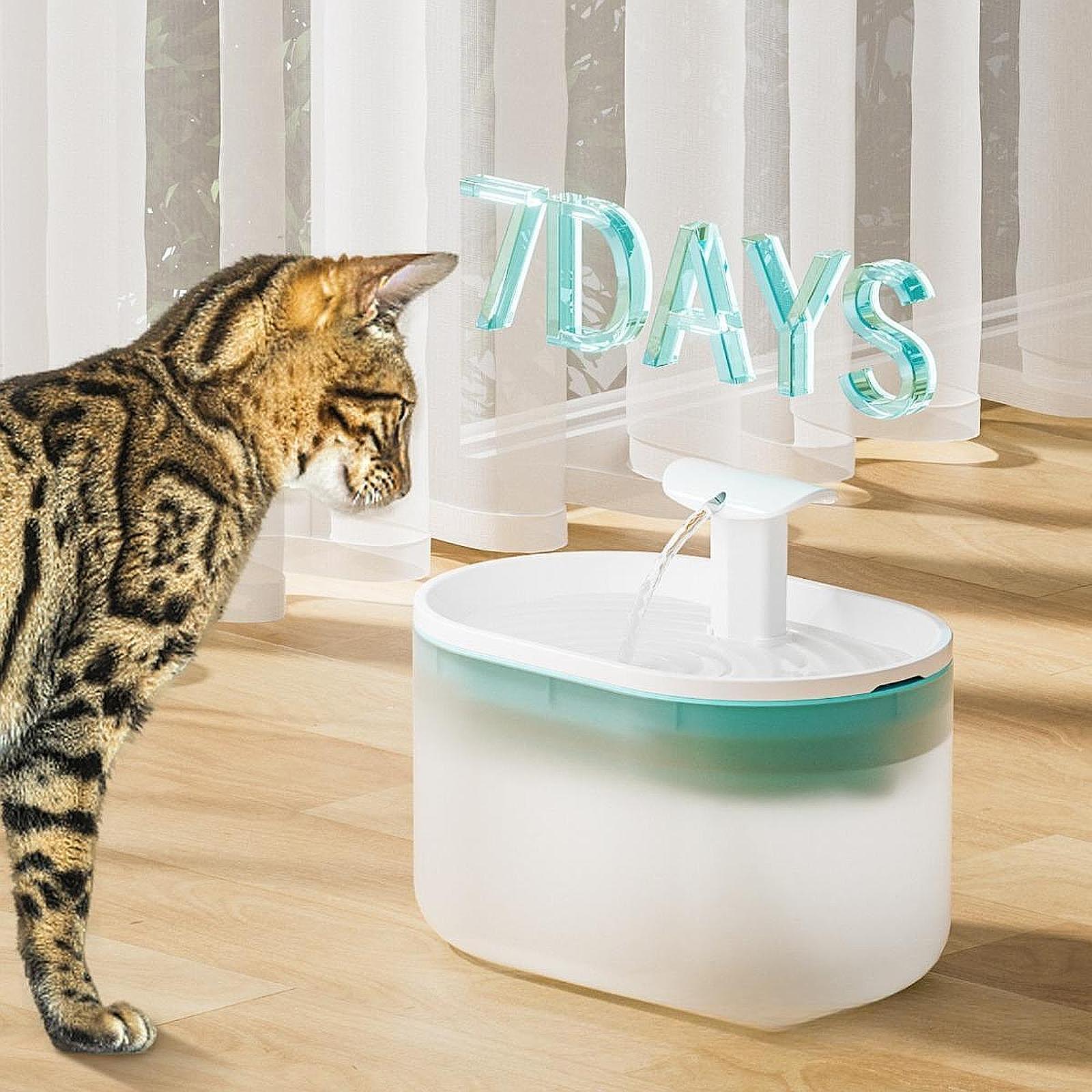 Cats Fountain EU Plug Detachable Easy to Clean 2000ml Automatic Cat Fountain