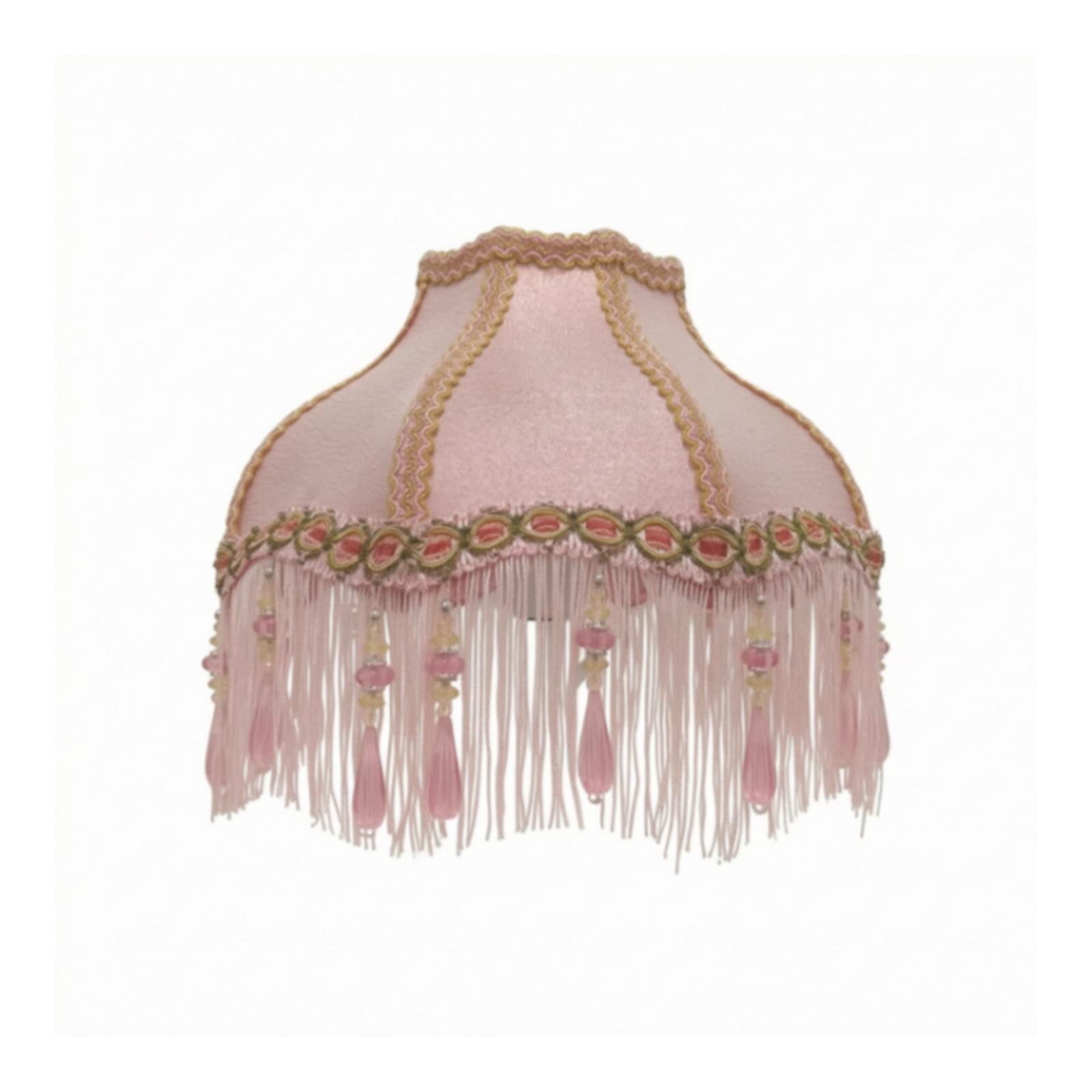 Cloth Lampshade With Tassels
