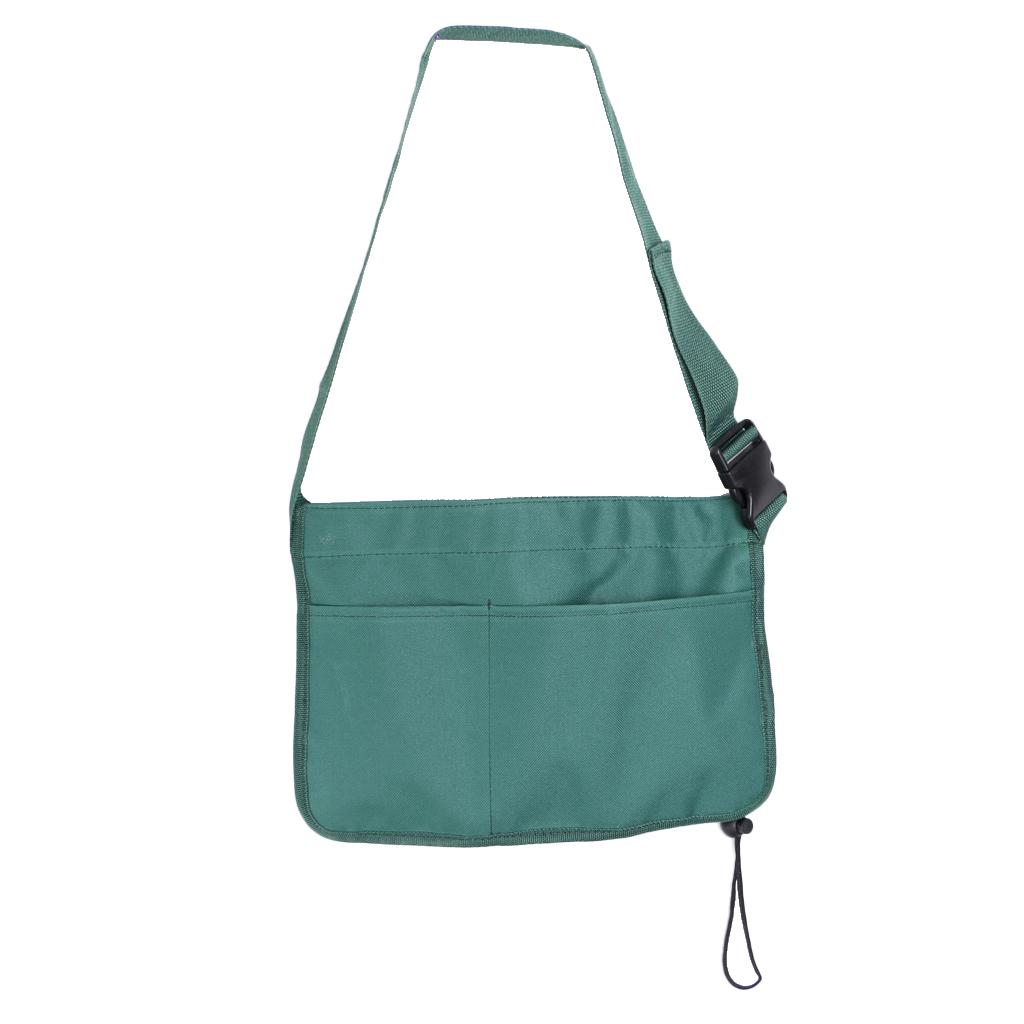 Gardening Tools Belt Bags 8 Pockets Garden Waist Bag Hanging Pouch Green