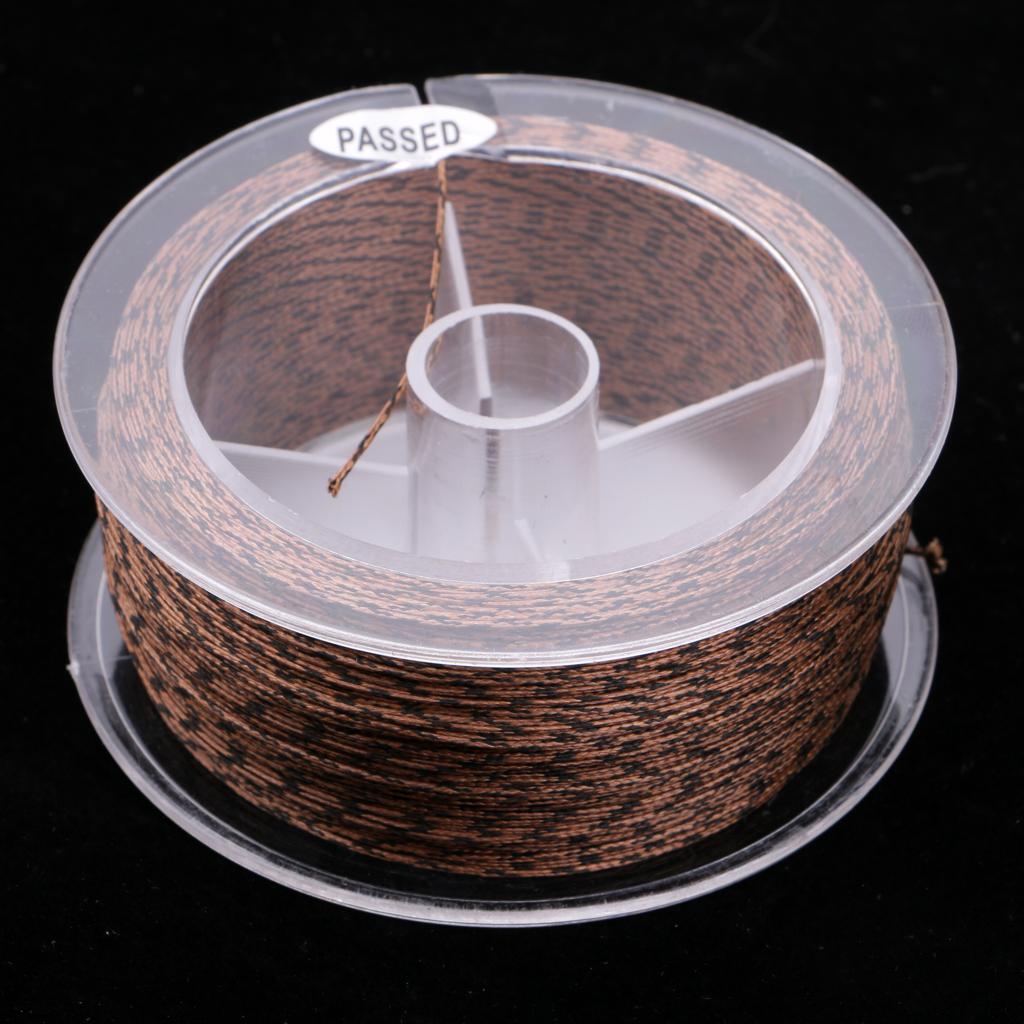 100M Super Strong Power Braided Brown Fishing Line PE Casting Line 45LB