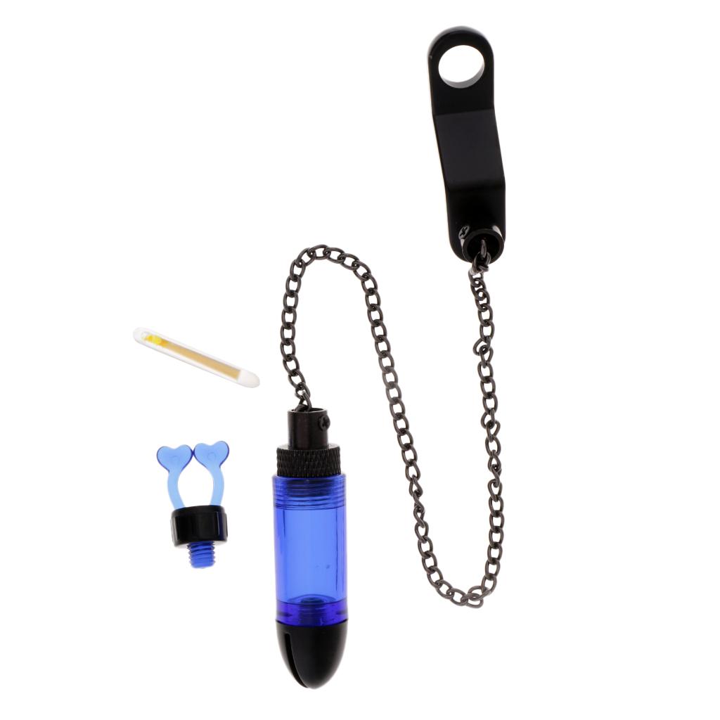 Carp Coarse Fishing Bite Alarm Hanger Tensioner Chain Indicator Blue