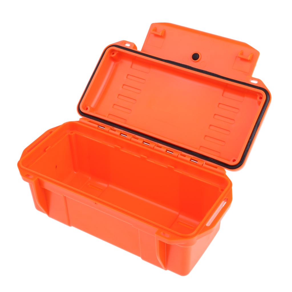 Plastic Waterproof Case Container Outdoor Camping Carry Storage Box Case 