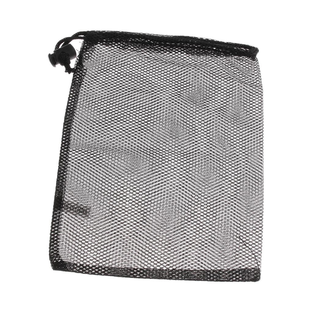 Lightweight Mesh Stuff Sack Storage Bag Drawstring for Travel Camping