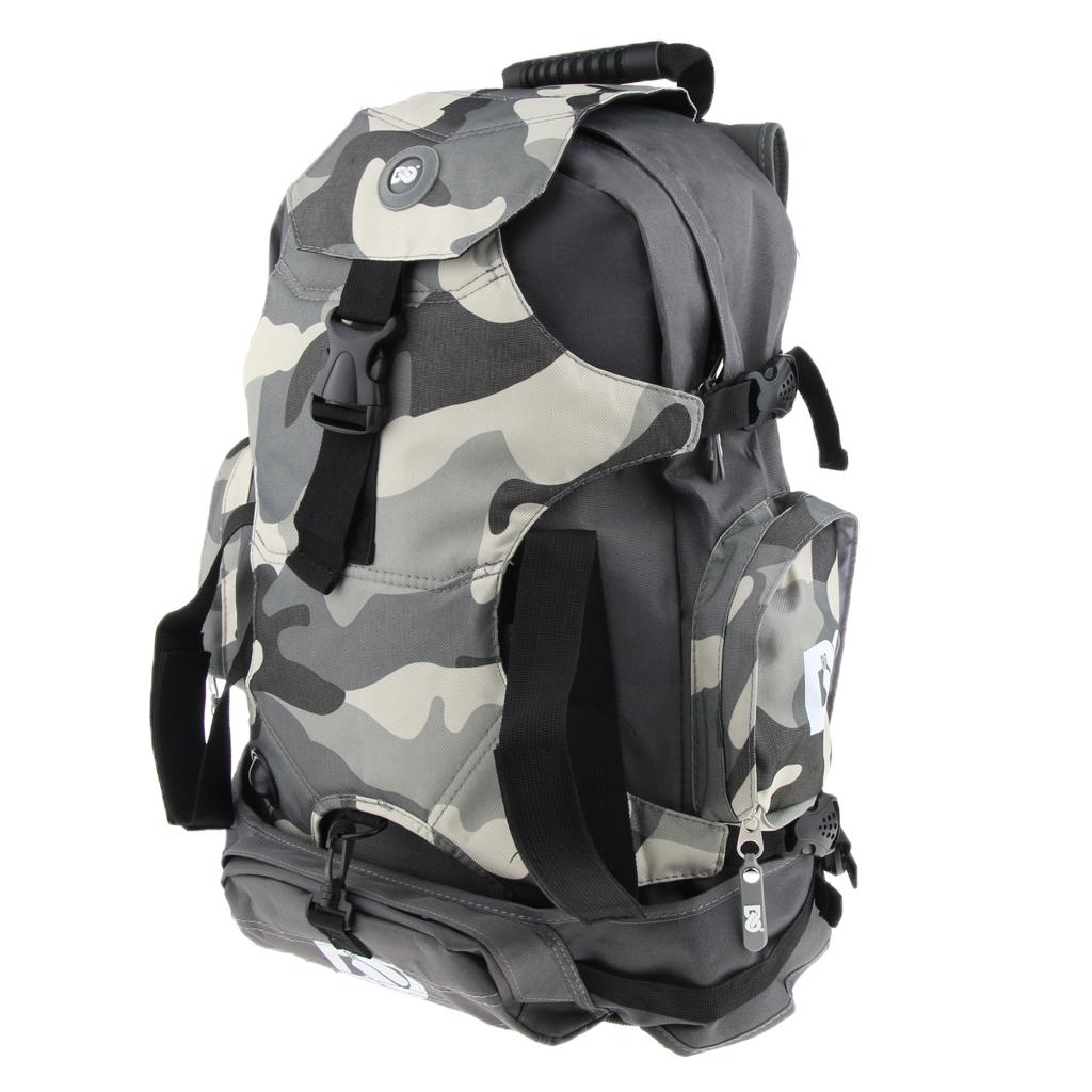 Skate Pack - Skating Backpack Skate Bag for Carrying Skates, Skate Guards,  Water Bottle, Laptop, Towels, Socks, etc.