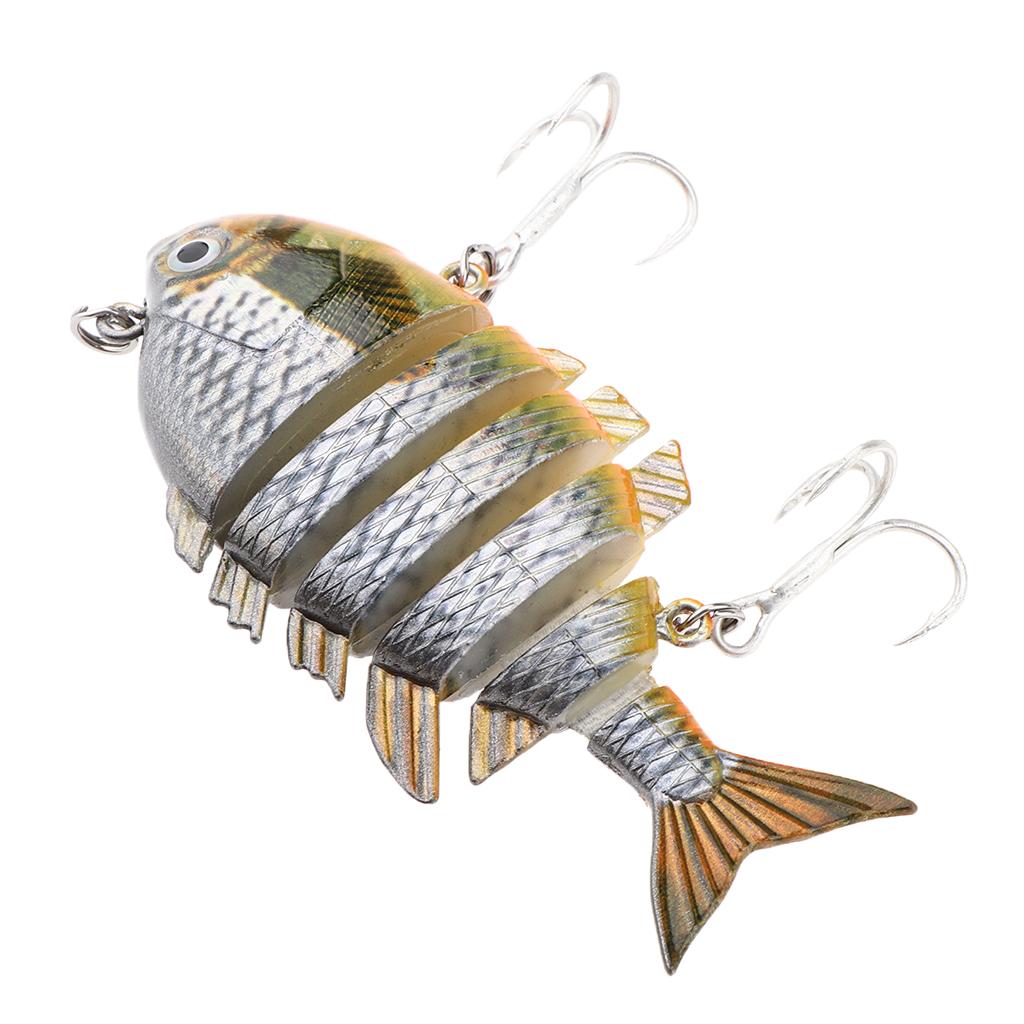 Multi Jointed Segmented Fishing Lures Jointed Swimbaits Crankbait  B