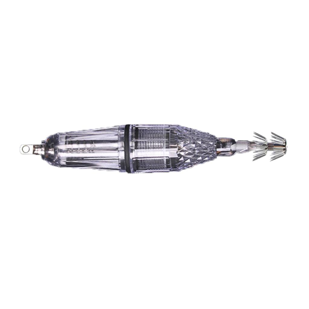 3Pcs Luminous Octopus Squid Jig Hook 12cm Saltwater Fishing Lure Bait 