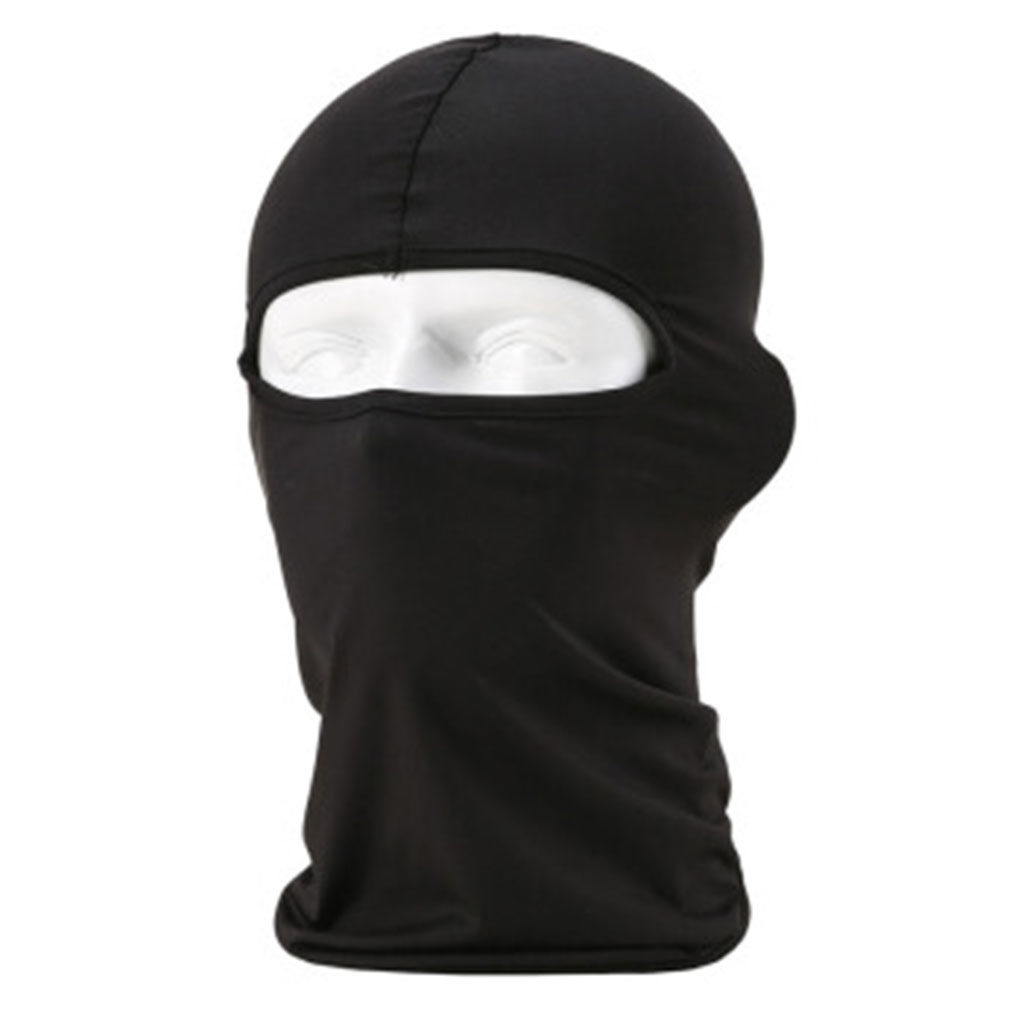 Unisex Cycling Windproof Cap Head Neck Bandana Sunshade Face Mask Black