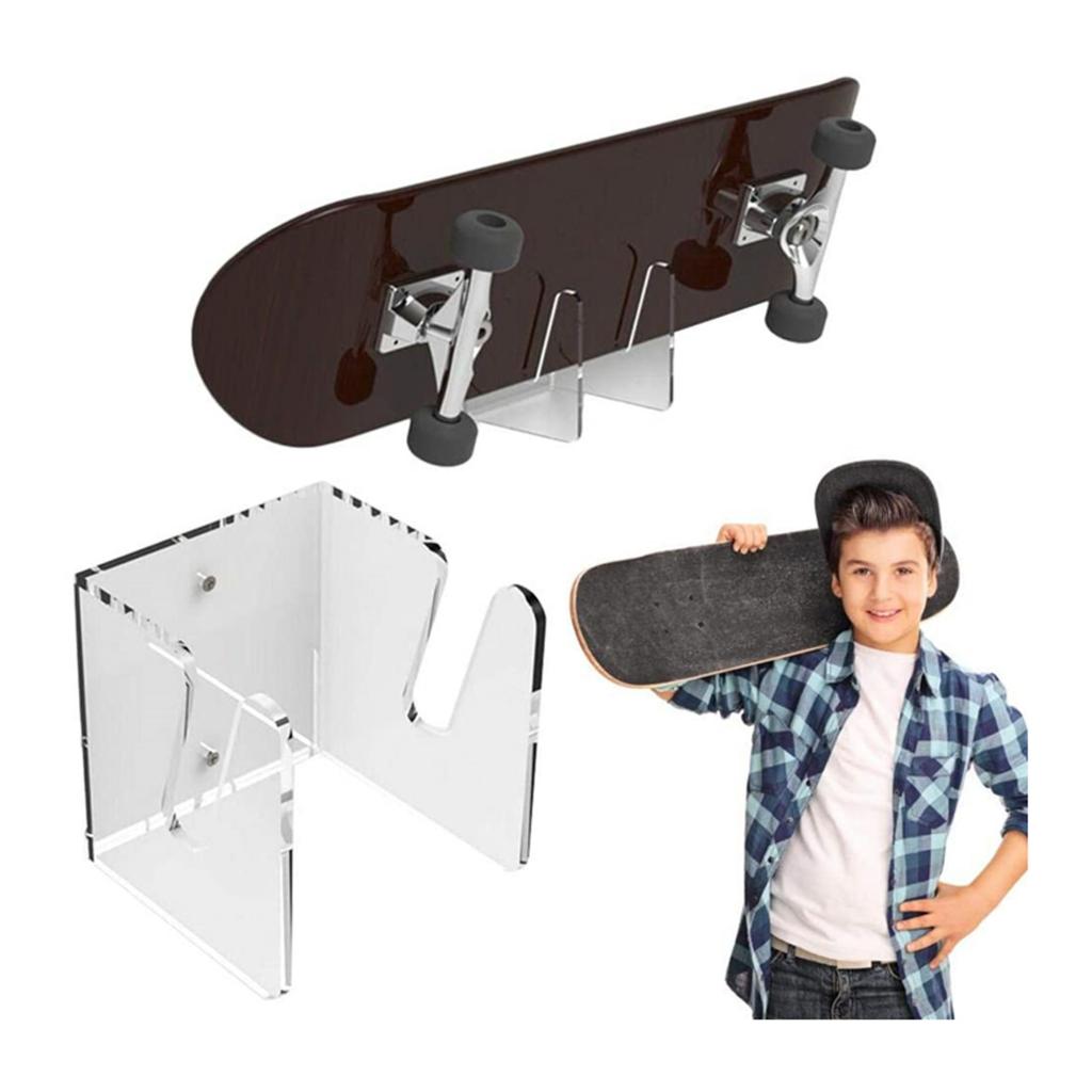 Skateboard Wall Hanging Bracket Display Mount Deck Storage Rack Model 2