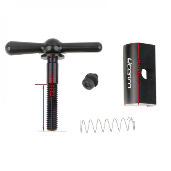 2xAluminium Alloy CNC Lightweight Hinge Clamp Lever For  Bike Silver