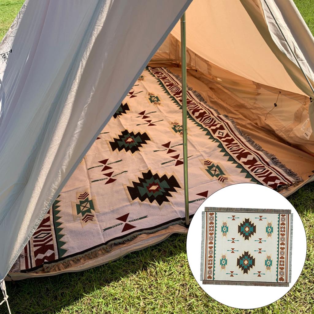 Ethnic Aztec Picnic Blanket Indian Navajo Sofa Throw Tapestry 150x210cm