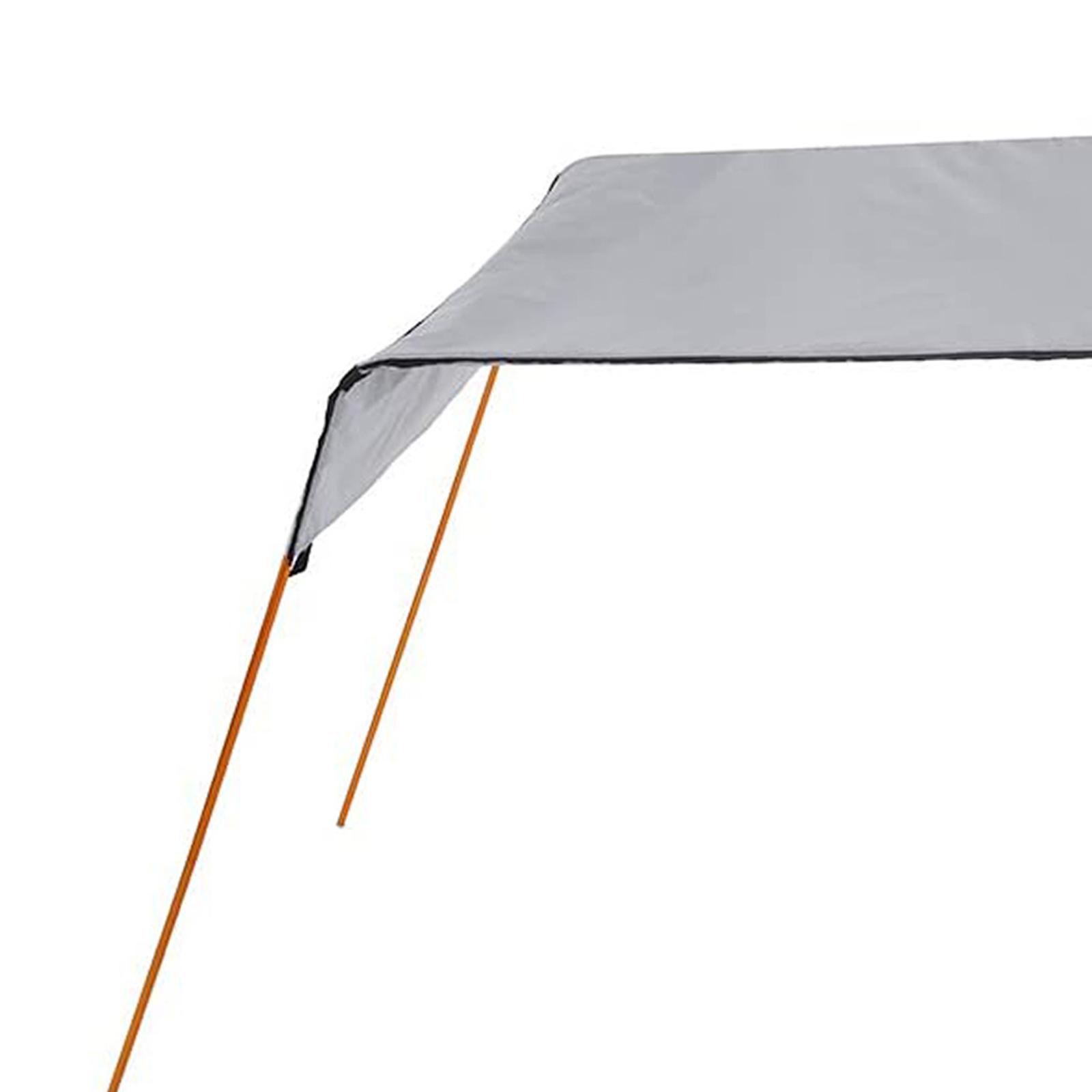 Canoe Sun Shade Canopy  Kayak Boat Sun Shelter Kayak Accessories  Gray