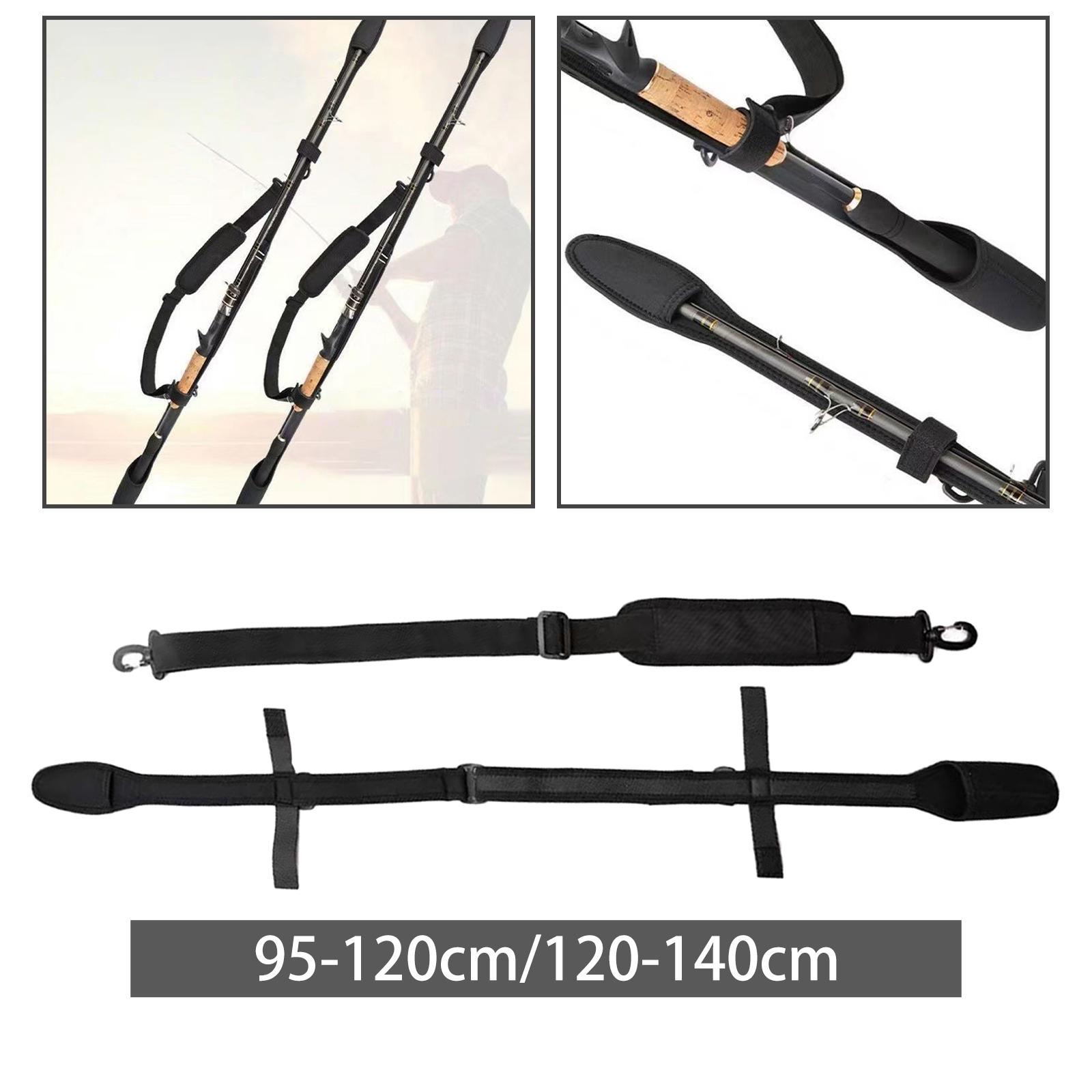 Fishing Rod Shoulder Belt Universal Polyester for Fishing Travel Attachments S