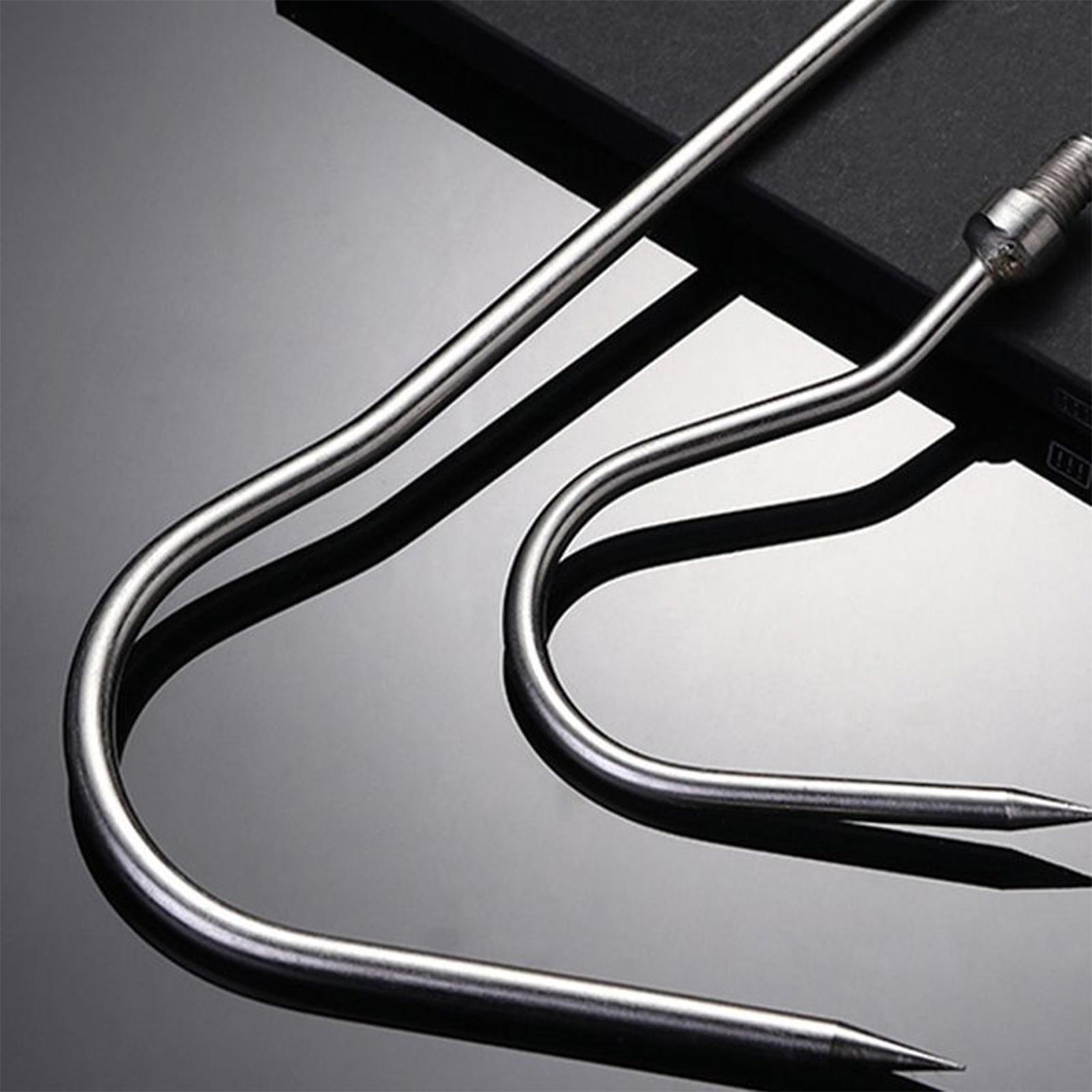 2xFish Gaff Retractable Freshwater Lip Grabber with Stainless Spear Gaff Hook