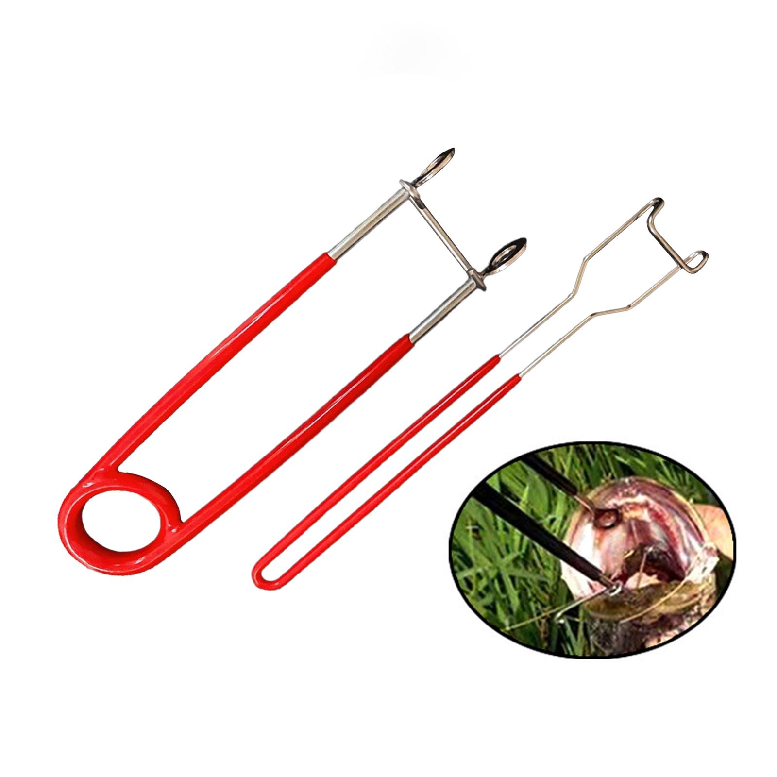 Fishing Mouth Opener Durable Comfortable Gripping Practical Fishing Mouth Spreader Red