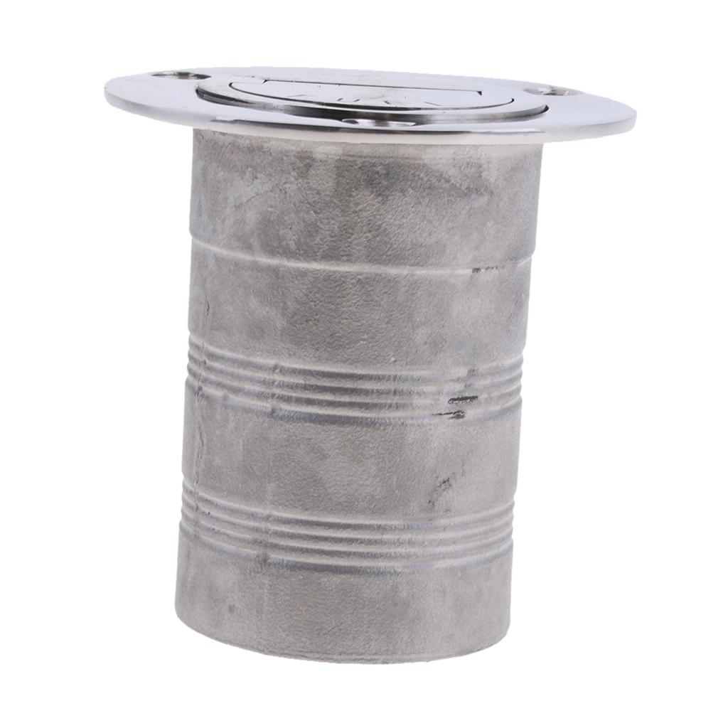Car Boat Deck Fill / Filler -2''- Fuel Marine 316 Stainless Steel