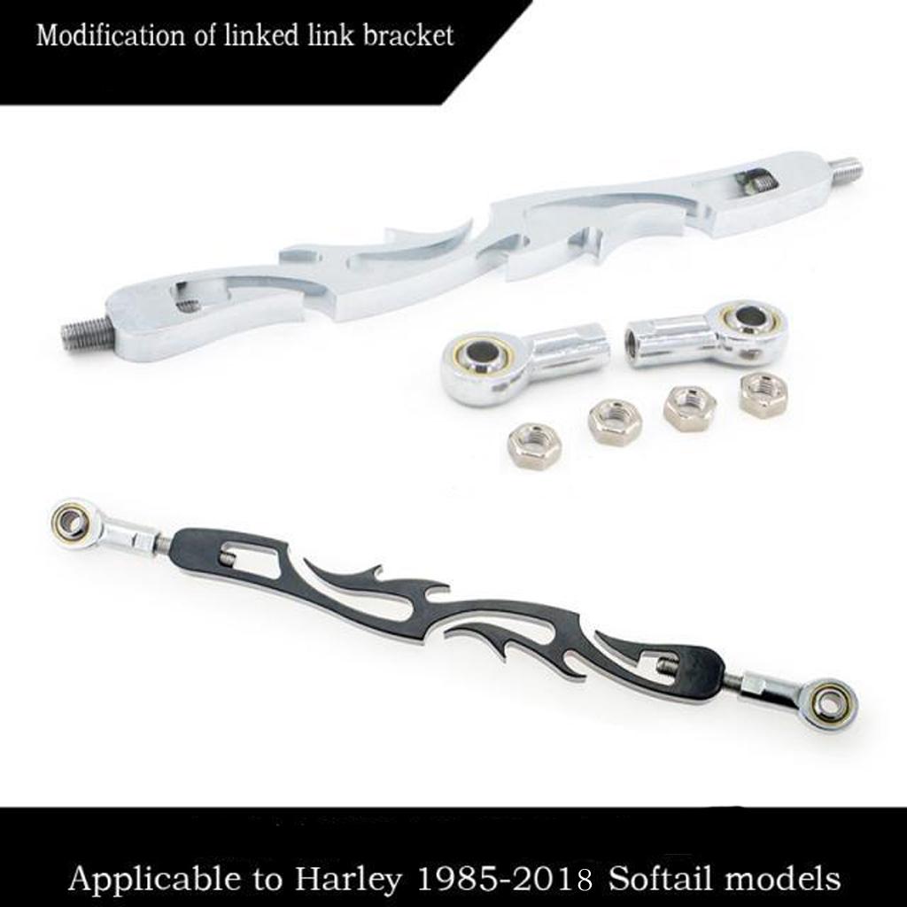 Black Gear Shift Linkage Shifter Link for Harley Softail 1985-2018