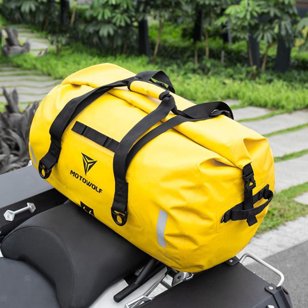 Large Capacity Yellow Motorcycle Travel Bag Waterproof